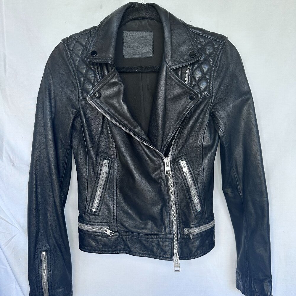 ALLSAINTS | Cargo Leather Bike Jacket